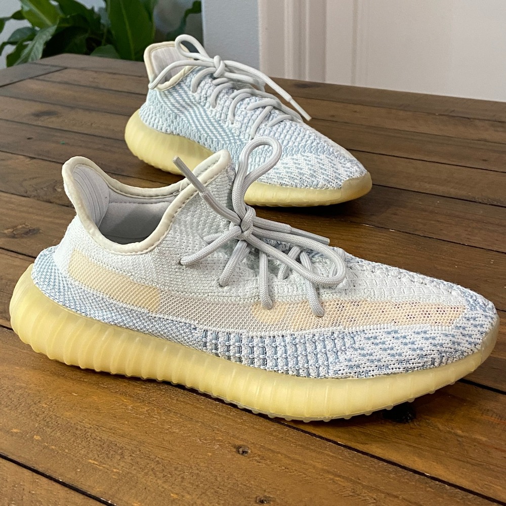 Adidas Yeezy Boost 350 V2 Cloud White Non-Reflective FW3043 Mens 8 - Picture 5 of 8